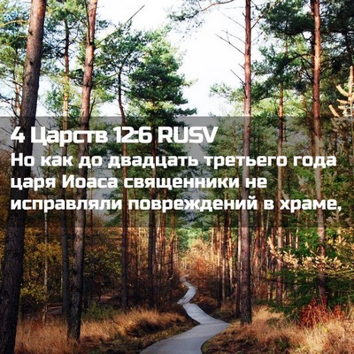 Picture 02 - 4 Царств 12:6 RUSV - Но как до двадцать - Bible Verse Picture