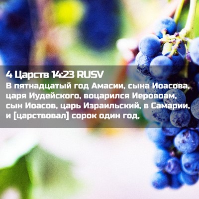 Picture 02 - 4 Царств 14:23 RUSV - В пятнадцатый год Амасии, - Bible Verse Picture