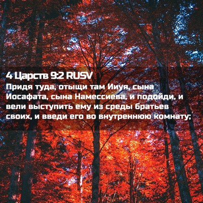 Picture 02 - 4 Царств 9:2 RUSV - Придя туда, отыщи там Ииуя, - Bible Verse Picture