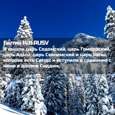 Picture 02 - Бытие 14:8 RUSV - И вышли царь Содомский, - Bible Verse Picture