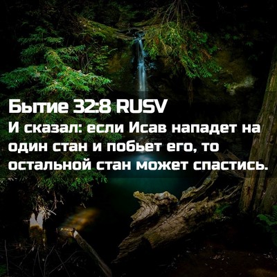 Picture 02 - Бытие 32:8 RUSV - И сказал: если Исав нападет - Bible Verse Picture