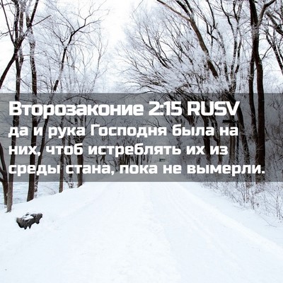 Picture 02 - Второзаконие 2:15 RUSV - да и рука Господня была на - Bible Verse Picture