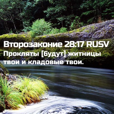 Picture 02 - Второзаконие 28:17 RUSV - Прокляты [будут] житницы - Bible Verse Picture