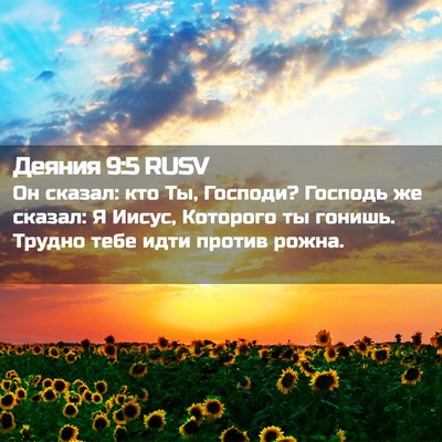 Picture 02 - Деяния 9:5 RUSV - Он сказал: кто Ты, Господи? - Bible Verse Picture