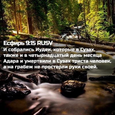 Picture 02 - Есфирь 9:15 RUSV - И собрались Иудеи, которые - Bible Verse Picture