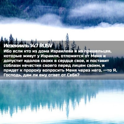 Picture 02 - Иезекииль 14:7 RUSV - Ибо если кто из дома - Bible Verse Picture
