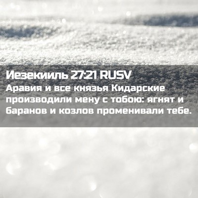 Picture 02 - Иезекииль 27:21 RUSV - Аравия и все князья - Bible Verse Picture