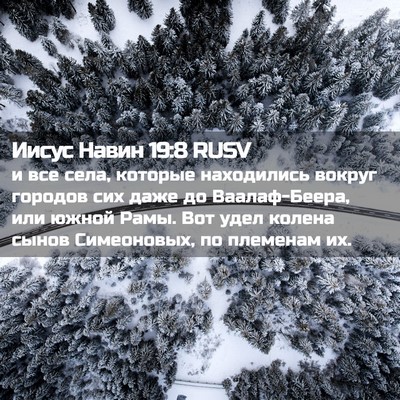 Picture 02 - Иисус Навин 19:8 RUSV - и все села, которые - Bible Verse Picture