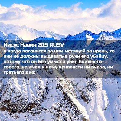 Picture 02 - Иисус Навин 20:5 RUSV - и когда погонится за ним - Bible Verse Picture