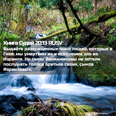 Picture 02 - Книга Судей 20:13 RUSV - Выдайте развращенных оных - Bible Verse Picture