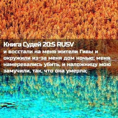Picture 02 - Книга Судей 20:5 RUSV - и восстали на меня жители - Bible Verse Picture
