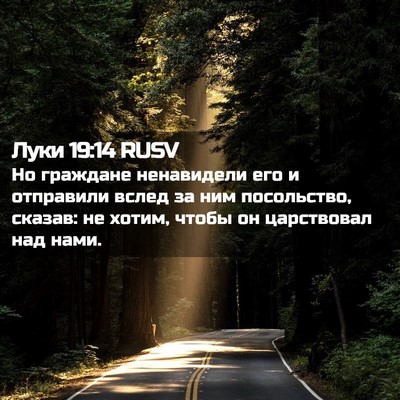 Picture 02 - Луки 19:14 RUSV - Но граждане ненавидели его - Bible Verse Picture