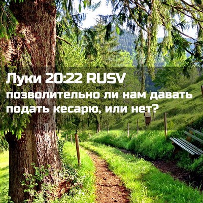Picture 02 - Луки 20:22 RUSV - позволительно ли нам - Bible Verse Picture