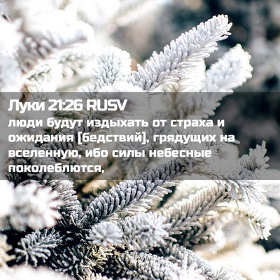 Picture 02 - Луки 21:26 RUSV - люди будут издыхать от - Bible Verse Picture