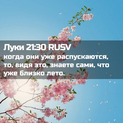 Picture 02 - Луки 21:30 RUSV - когда они уже - Bible Verse Picture