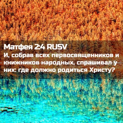 Picture 02 - Матфея 2:4 RUSV - И, собрав всех - Bible Verse Picture