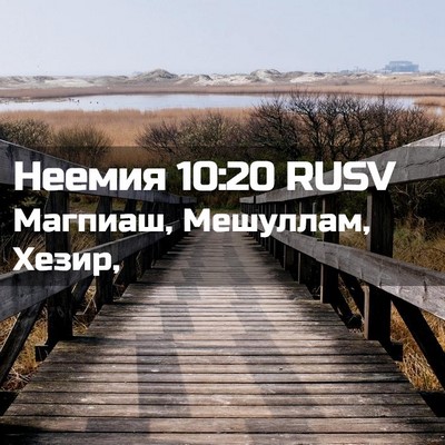 Picture 02 - Неемия 10:20 RUSV - Магпиаш, Мешуллам, - Bible Verse Picture
