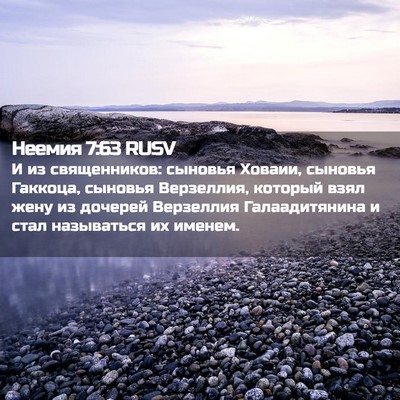 Picture 02 - Неемия 7:63 RUSV - И из священников: сыновья - Bible Verse Picture