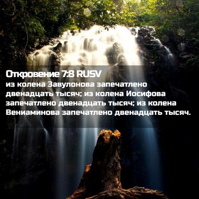 Picture 02 - Откровение 7:8 RUSV - из колена Завулонова - Bible Verse Picture