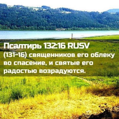 Picture 02 - Псалтирь 132:16 RUSV - (131-16) священников его - Bible Verse Picture