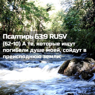 Picture 02 - Псалтирь 63:9 RUSV - (62-10) А те, которые ищут - Bible Verse Picture