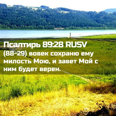 Picture 02 - Псалтирь 89:28 RUSV - (88-29) вовек сохраню ему - Bible Verse Picture
