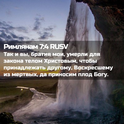 Picture 02 - Римлянам 7:4 RUSV - Так и вы, братия мои, умерли - Bible Verse Picture