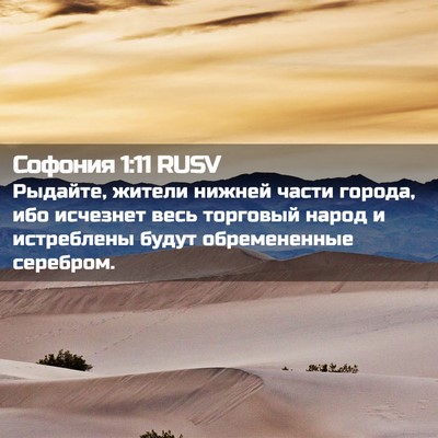 Picture 02 - Софония 1:11 RUSV - Рыдайте, жители нижней - Bible Verse Picture