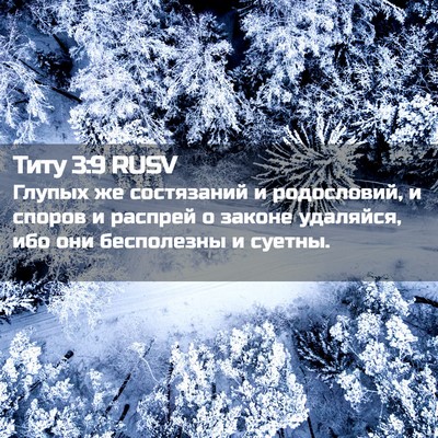 Picture 02 - Титу 3:9 RUSV - Глупых же состязаний и - Bible Verse Picture