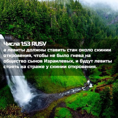 Picture 02 - Числа 1:53 RUSV - а левиты должны ставить - Bible Verse Picture
