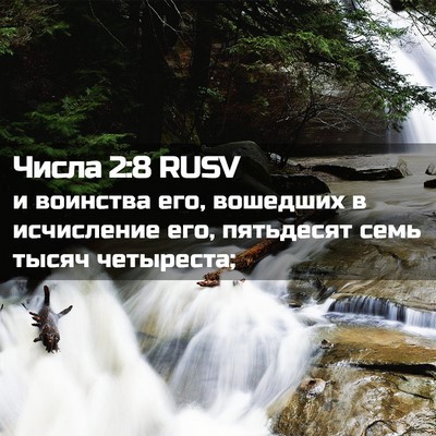 Picture 02 - Числа 2:8 RUSV - и воинства его, вошедших в - Bible Verse Picture