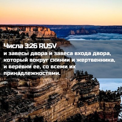 Picture 02 - Числа 3:26 RUSV - и завесы двора и завеса - Bible Verse Picture