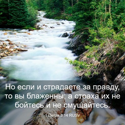Picture 03 - 1 Петра 3:14 RUSV - Но если и страдаете за - Bible Verse Picture
