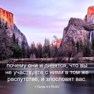 Picture 03 - 1 Петра 4:4 RUSV - почему они и дивятся, что - Bible Verse Picture