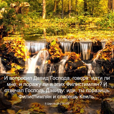 Picture 03 - 1 Царств 23:2 RUSV - И вопросил Давид Господа, - Bible Verse Picture