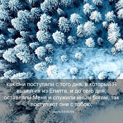 Picture 03 - 1 Царств 8:8 RUSV - как они поступали с того - Bible Verse Picture