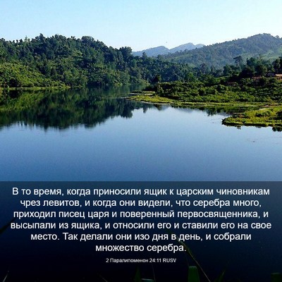Picture 03 - 2 Паралипоменон 24:11 RUSV - В то время, когда приносили - Bible Verse Picture