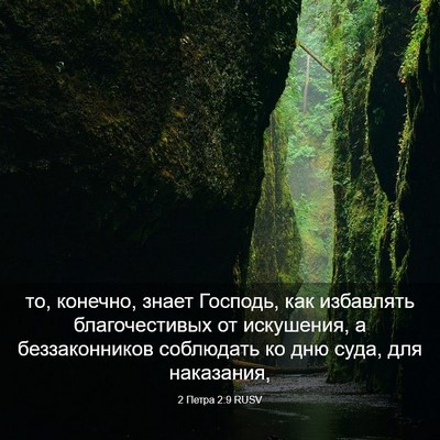 Picture 03 - 2 Петра 2:9 RUSV - то, конечно, знает Господь, - Bible Verse Picture