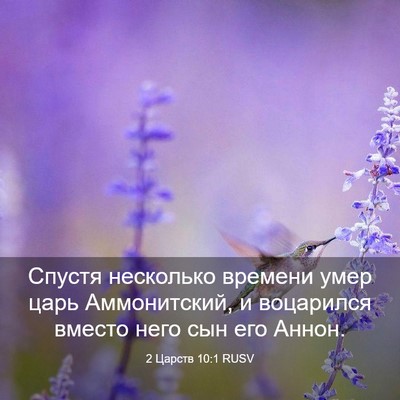 Picture 03 - 2 Царств 10:1 RUSV - Спустя несколько времени - Bible Verse Picture