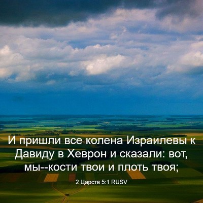 Picture 03 - 2 Царств 5:1 RUSV - И пришли все колена - Bible Verse Picture