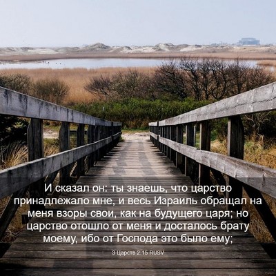 Picture 03 - 3 Царств 2:15 RUSV - И сказал он: ты знаешь, что - Bible Verse Picture