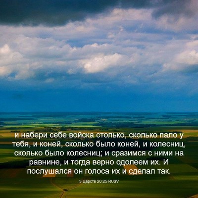Picture 03 - 3 Царств 20:25 RUSV - и набери себе войска - Bible Verse Picture