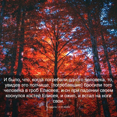 Picture 03 - 4 Царств 13:21 RUSV - И было, что, когда - Bible Verse Picture