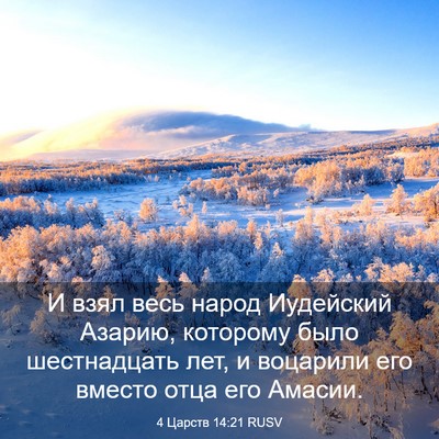 Picture 03 - 4 Царств 14:21 RUSV - И взял весь народ - Bible Verse Picture