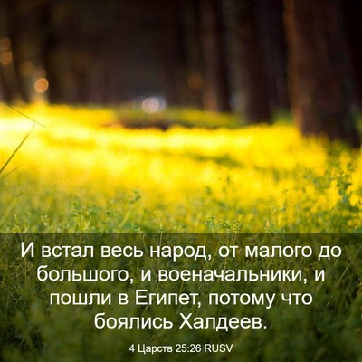 Picture 03 - 4 Царств 25:26 RUSV - И встал весь народ, от - Bible Verse Picture