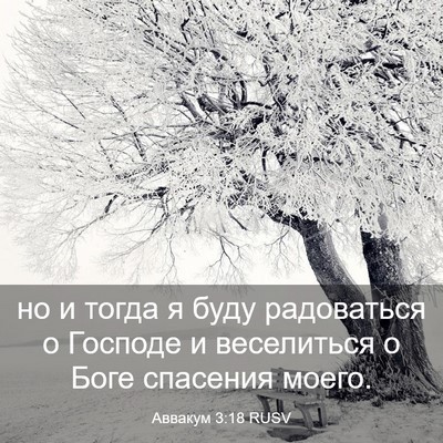 Picture 03 - Аввакум 3:18 RUSV - но и тогда я буду - Bible Verse Picture