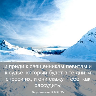 Picture 03 - Второзаконие 17:9 RUSV - и приди к священникам - Bible Verse Picture