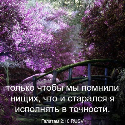 Picture 03 - Галатам 2:10 RUSV - только чтобы мы помнили - Bible Verse Picture