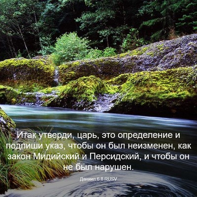 Picture 03 - Даниил 6:8 RUSV - Итак утверди, царь, это - Bible Verse Picture