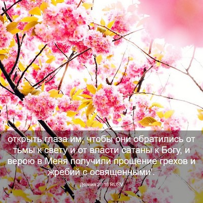 Picture 03 - Деяния 26:18 RUSV - открыть глаза им, чтобы они - Bible Verse Picture